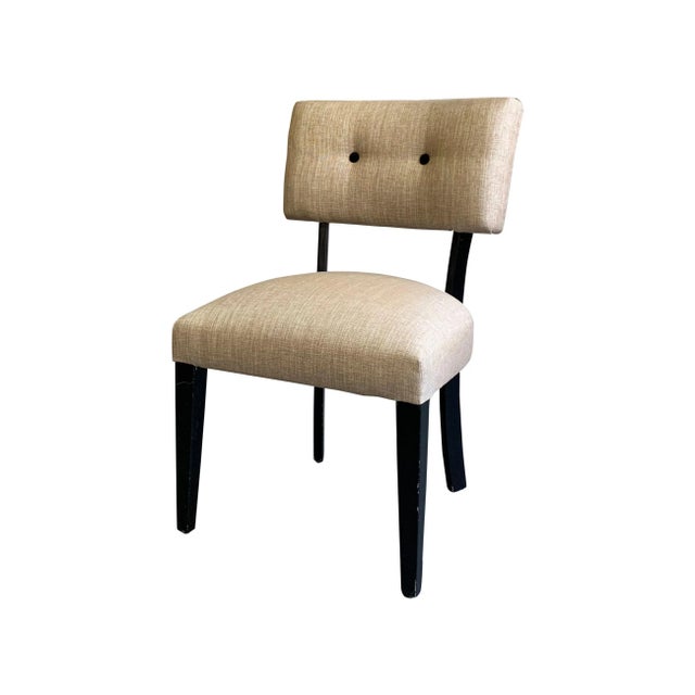 Mid-Century Modern Lacquered Maple Slipper Side Chair For Sale - Image 9 of 9