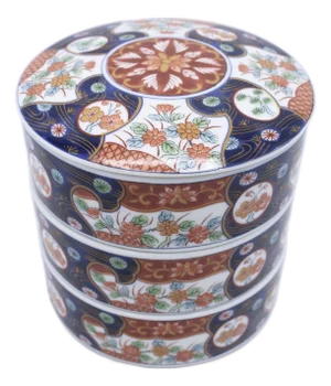 Vintage Imari Ceramic Stacking Trinket Dishes