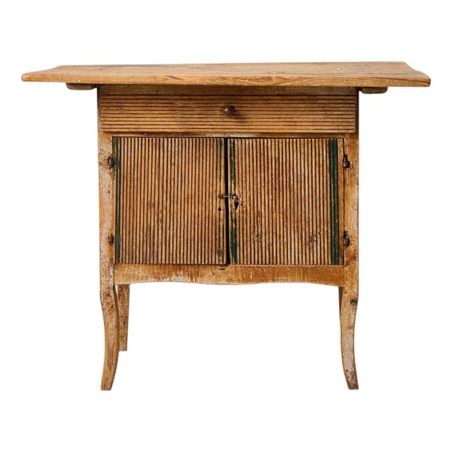 Antique Swedish Sideboard in Pine, 1820 For Sale