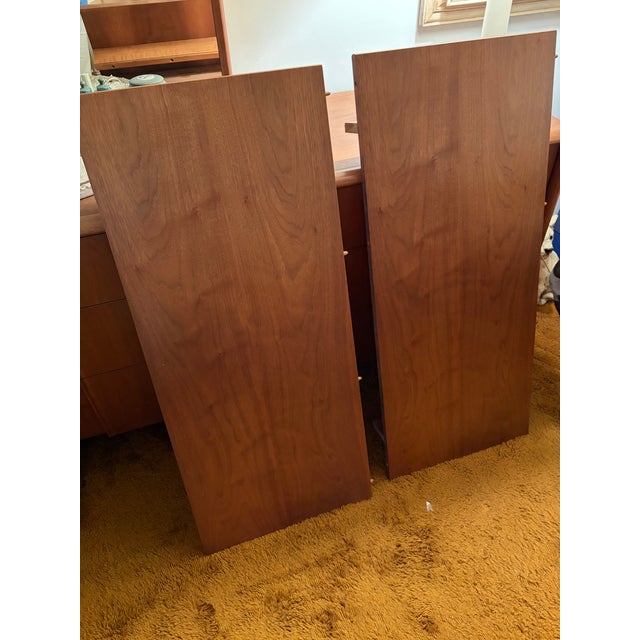 Wood Mid Century Modern Parallel by Drexel Dining Set For Sale - Image 7 of 8