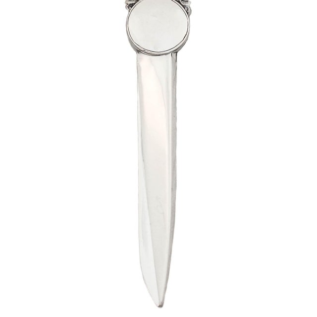 Late 19th Century Sterling Silver Scissors For Sale - Image 4 of 5