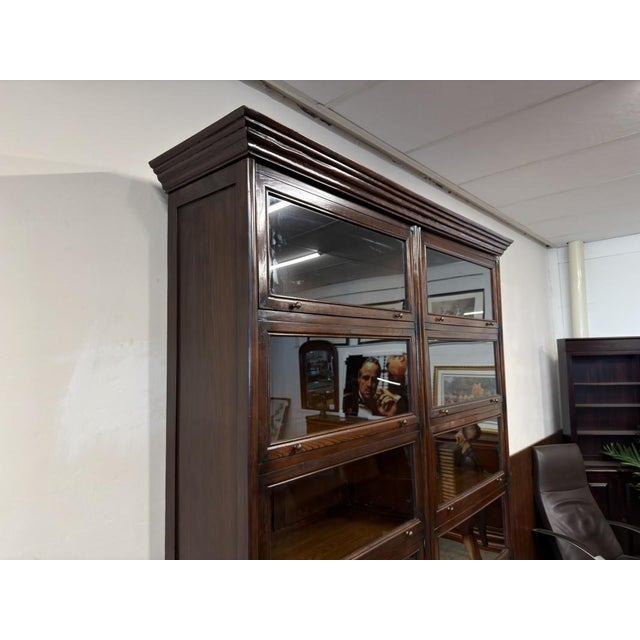 Large English Bookcase from Globe Wernicke For Sale - Image 6 of 15