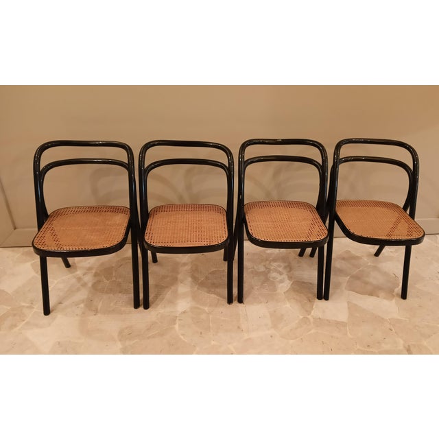 Santina Model Chairs by Carlo Santi for Zanotta, Italy, 1970s, Set of 4 For Sale - Image 18 of 18