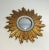 Mid-Century Modern Gilt Resin Sunburst Mirror For Sale - Image 3 of 13