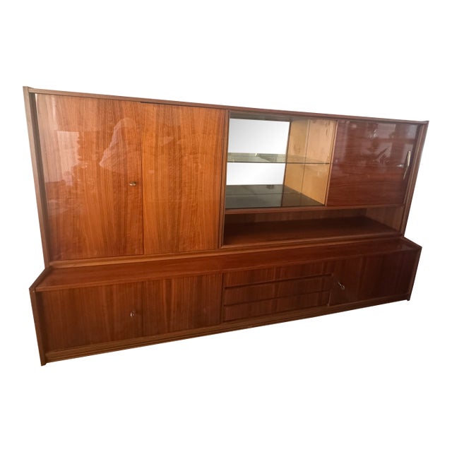 1950s Mid-Century Modern China Cabinet For Sale