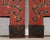 Ruby Red Chinese Export Four Panel Red Lacquered Chinoiserie Gilt Screen For Sale - Image 8 of 18