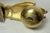 Large Vintage Solid Heavy Brass Ladies Woman Dainty Hand Front Door Knocker Set For Sale - Image 11 of 11