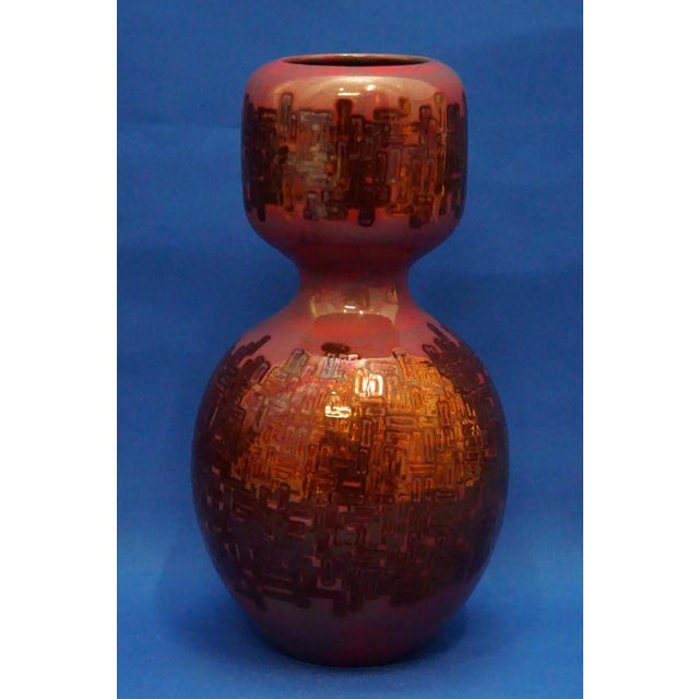 Modern Futuristic Ceramic Double-Bulb Vase by Ivo Sassi, Italy, 1950s For Sale - Image 6 of 18