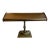 Mid 20th Century Art Deco Brass Library Bankers Desk Lamp For Sale