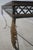 Stunning Hand Painted Top Iron Base Console Table For Sale - Image 13 of 15
