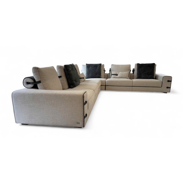 Modern Italian Modern Gamma Gregory Modular Sectional For Sale - Image 3 of 14