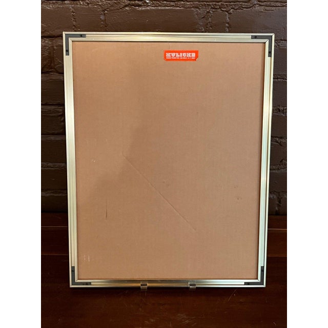 Vintage Salvador Dali "Autumn" Etching Print Kulicke Metal Frame 19x15 For Sale In San Francisco - Image 6 of 7
