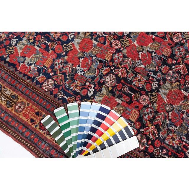 Persian Antique Persian Afshar Rug For Sale - Image 3 of 10