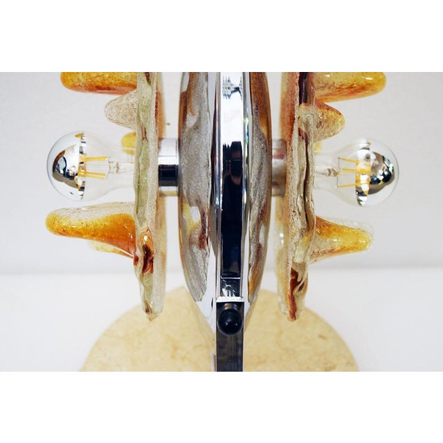 Vintage Table Lamp by Toni Zuccheri for Mazzega, 1970s For Sale - Image 11 of 12