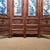 Vintage Chinese Rosewood & Blue-and-White Porcelain Four-Panel Floor Screen For Sale In Los Angeles - Image 6 of 10