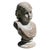Stone Garden Statue Head and Shoulder Bust of a Young Girl, 1950 For Sale - Image 7 of 7