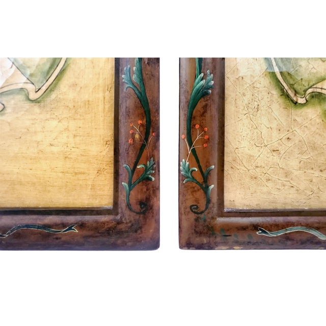Paintings Leopard & Cheetah - Extra Large Trompe l'Oeil Pair For Sale - Image 17 of 18