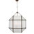 Suzanne Kasler for Visual Comfort Signature Morris Large Lantern in Antique Zinc with Frosted Glass For Sale