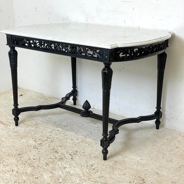 Louis XVI Style Center Table, 19th Century For Sale - Image 18 of 18