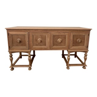 Antique Oak Buffet Sideboard For Sale