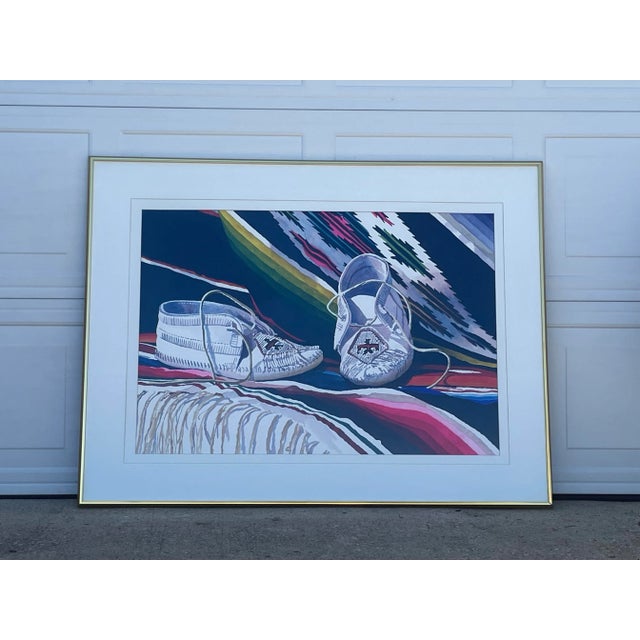 Monumental Rita Thornton Signed Original Watercolor For Sale In Dallas - Image 6 of 8