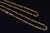 Top-quality Italian solid 18K yellow gold Figaro chain necklace. This impressive 30-inch chain by Olimpia Catene SRL...