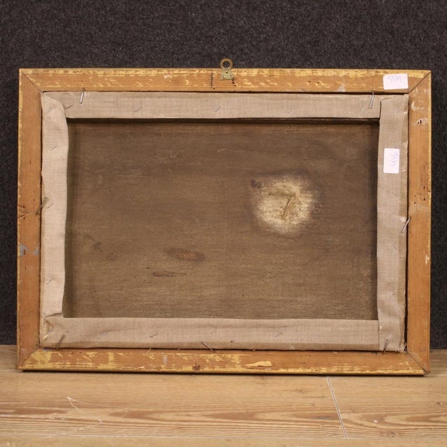 French Artist, Small Romantic Landscape, 1920, Oil on Canvas, Framed For Sale - Image 10 of 16