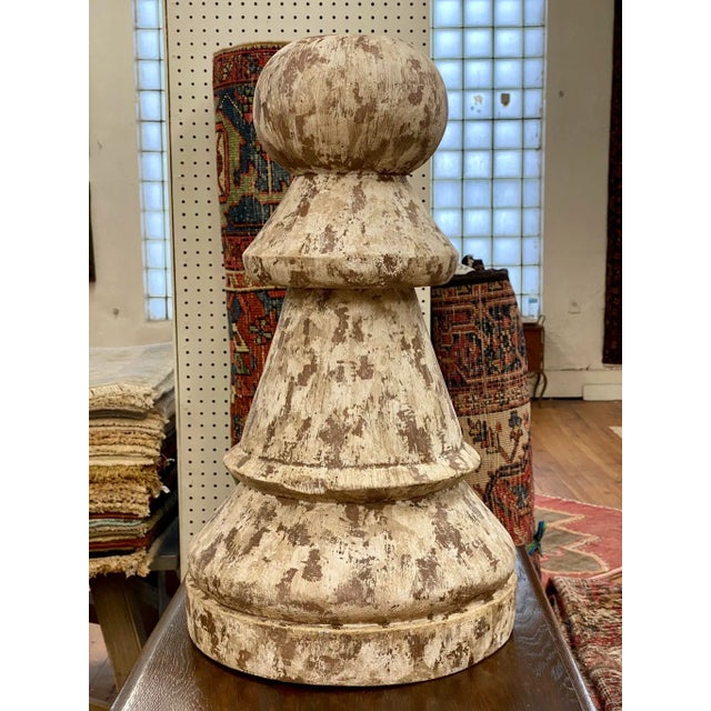 Wood Contemporary Timothy Oulton “Oversized Pawn” Chess Piece For Sale - Image 7 of 9