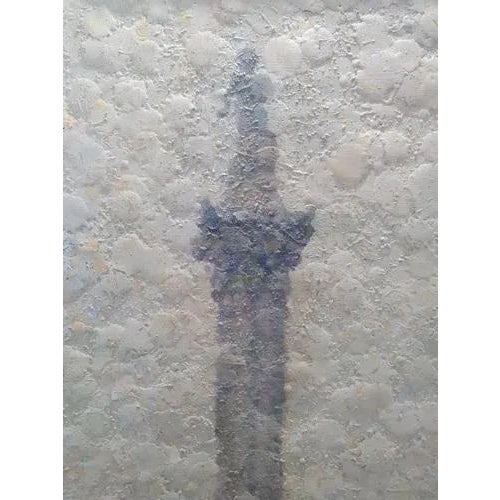 Bill Bone, Trafalgar Square, Oil on Wax Panel For Sale - Image 4 of 12