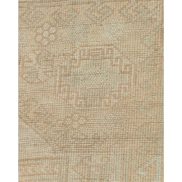 Vintage Circa 1940 Turkish Oushak Rug 5ft 9in X 7ft 5in For Sale - Image 4 of 15