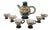 Rosolio Set from Casa Dellarte Albisola Capo, Italy, 1930s, Set of 7 For Sale