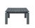 Metal Sardinia Outdoor Aluminum Coffee Table - Gray For Sale - Image 7 of 9