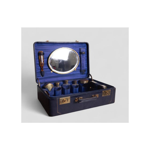 Vintage Travel Vanity Case, 1930s For Sale - Image 3 of 9