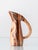 1950s Mid-Century Modern French Faux Bois Earthenware Pitcher, 1950 For Sale - Image 5 of 15
