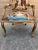 French Provincial Louis XV Giltwood Fauteuil With Chinoiserie Tapestry Upholstery For Sale - Image 9 of 12