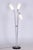 Czech Art Deco Floor Lamp in Chrome, Opal Glass and Lacquered Wood, 1930s For Sale - Image 15 of 15