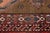 Vintage Turkish Anatolian Wool Runner Rug With Diamond Medallions in Espresso, Terracotta & Navy For Sale In New York - Image 6 of 9