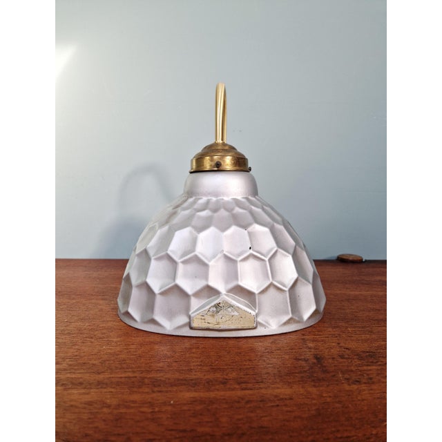 Mercury Glass Wall Sconce, Helioray, 1930s For Sale - Image 4 of 11