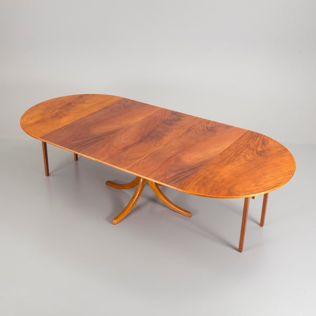 1980s Josef Frank Model 771 Dining Table for Firma Svenskt Tenn, With Three Leaves For Sale - Image 5 of 7