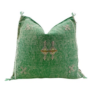 Moroccan Sabra Cactus Silk Pillow Cover For Sale