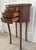 Antique 1920s Louis XV French Walnut Marquetry Side Table W/Ormolu Bronze d'Or For Sale - Image 10 of 18