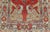 Ivory Vintage Turkish Oushak Rug With Bold Red, Indigo Blue, Saffron Gold and Ivory For Sale - Image 8 of 11