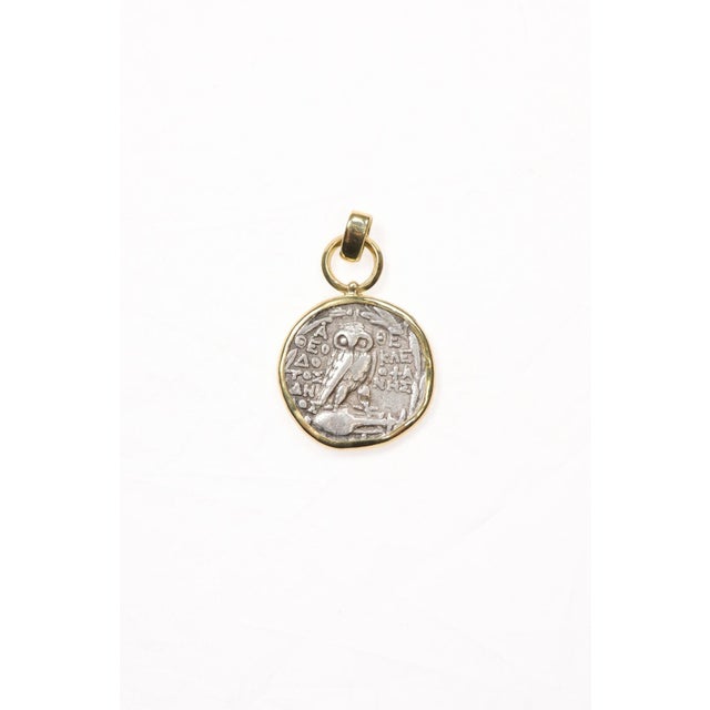 A New Style Tetradrachm Pendant W/18k Trim For Sale - Image 12 of 13