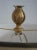 Steel & Brass Quality Floor Lamp W. Shade For Sale - Image 4 of 13