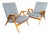 Mid-Century Lounge Chairs by Tatra Pravenec for František Jirák, 1960s, Set of 2 For Sale