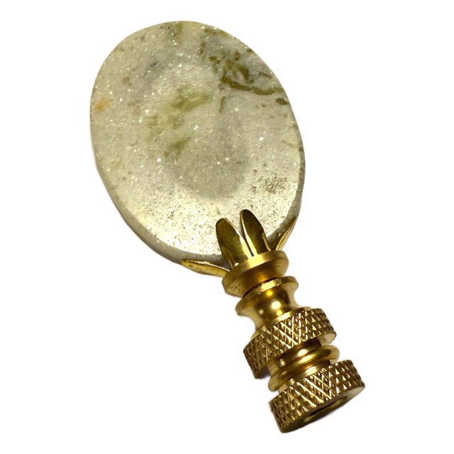 Irish Connemara Marble Worry Stone Finial For Sale