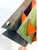 Green Mid Century Modern Kinetic Metal Hanging Fish Sculpture With Painted Enamel Fins For Sale - Image 8 of 9