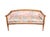 Blue Vintage John Widdicomb French Directoire Style Settee For Sale - Image 8 of 10