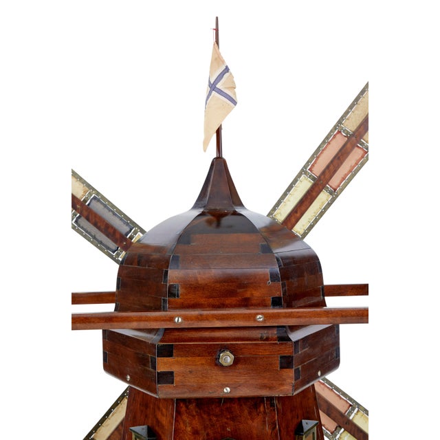 Dutch Decorative Windmill, 1920 For Sale - Image 6 of 11