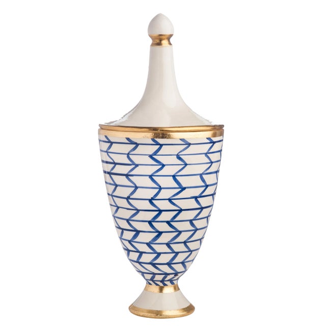 Contempo Covered Urn For Sale